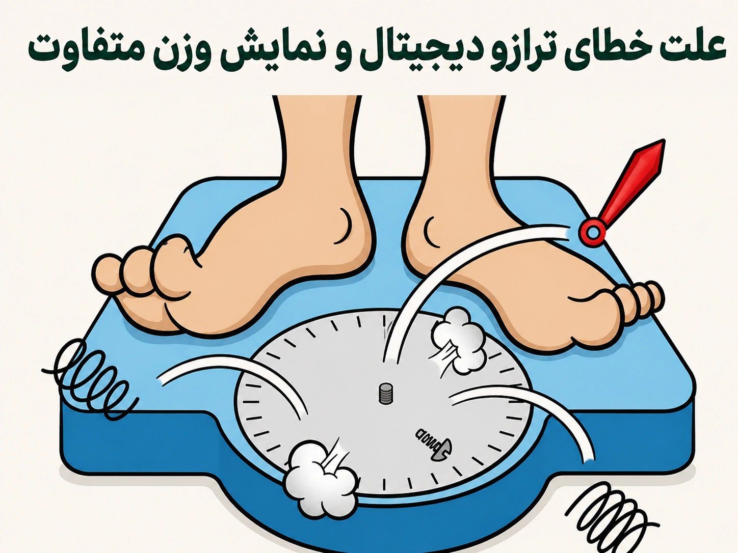 علت خطای ترازو دیجیتال و نمایش وزن متفاوت